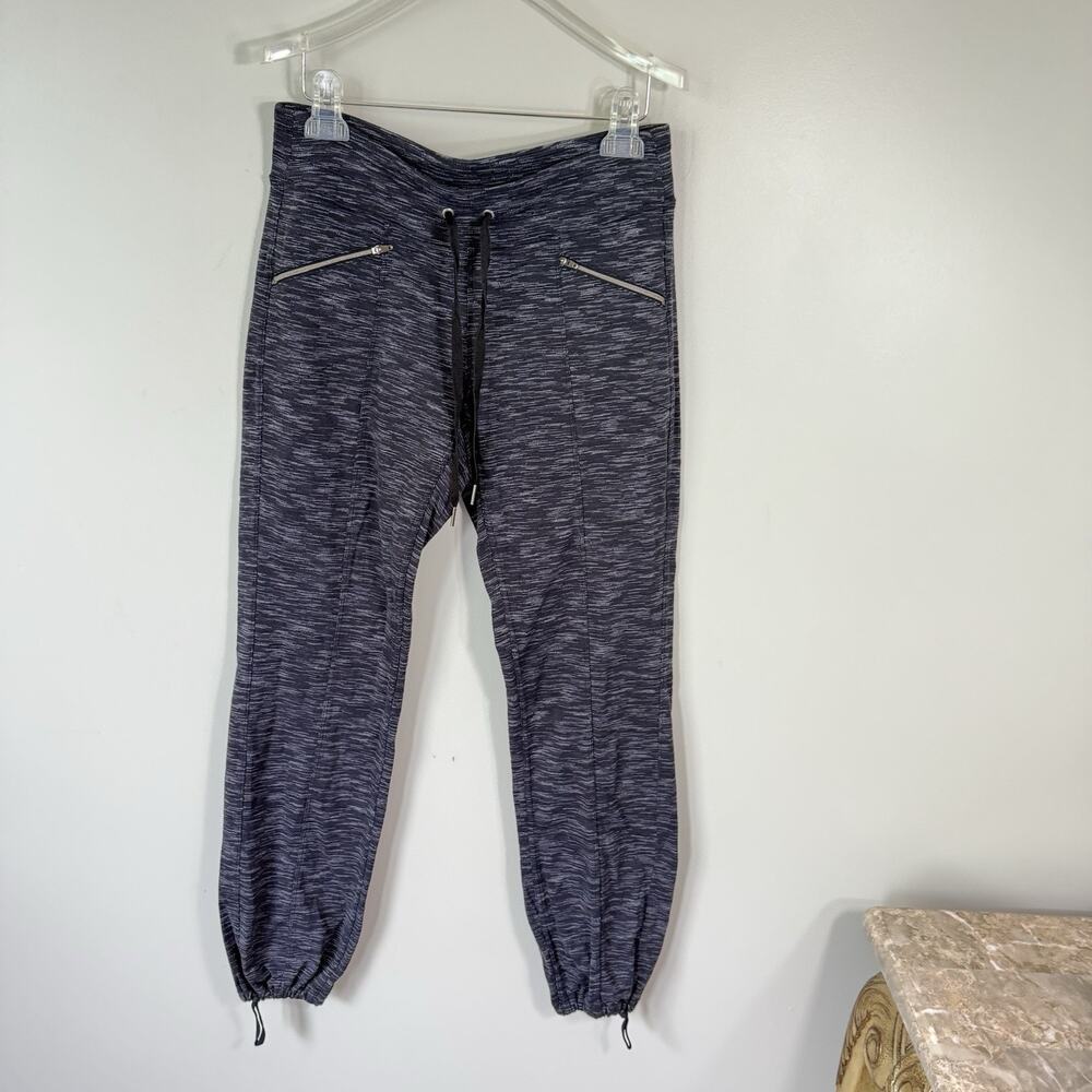 Athleta Women's Bettona Joggers pants Gray Zip Pockets Size Small